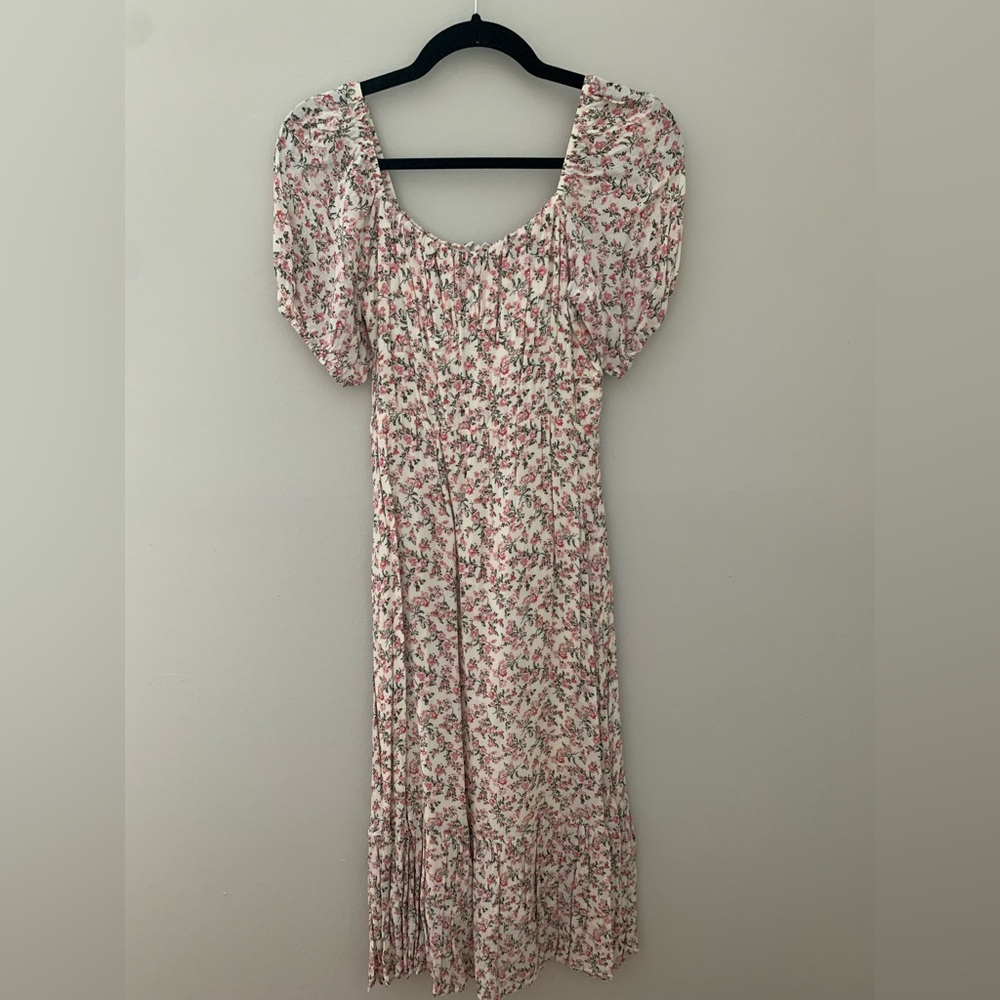 Floral Puff Sleeve Dress
